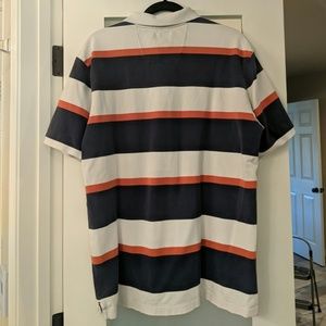 Nautica Shirts - Nautica Polo Shirt- Navy/White/Orange (Men's XL) Nautica Shirts - Nautica Polo Shirt- Navy/White/Orange (Men's XL)